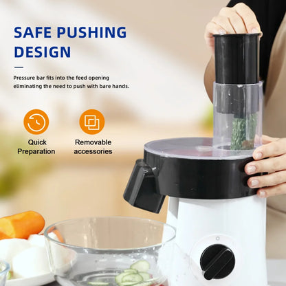 Sonifer 5-in-1 Electric Salad Maker - 200W Vegetable Slicer