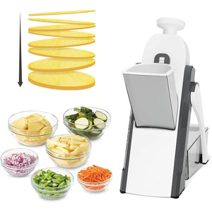 4-in-1 Manual Vegetable Cutter - Adjustable Mandoline Slicer